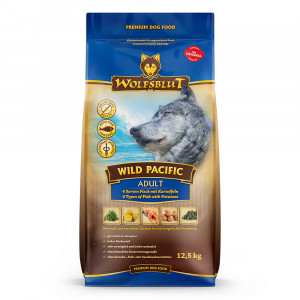 WOLFSBLUT Wild Pacific Fish with potatoes - suché krmivo pro psy - 12,5kg