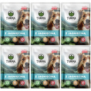 TURNA s jehněčím – mokré krmivo pro psy – 6x100g