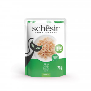 SCHESIR in jelly Chicken fillet - mokré krmivo pro kočky - 70g