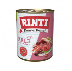 RINTI Kennerfleisch Veal - vlhké krmivo pro psy - 800g