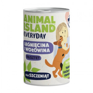 ANIMAL ISLAND Everyday Beef and lamb for puppies - vlhké krmivo pro psy - 400g