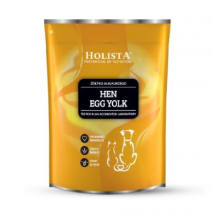 HOLISTA Hen egg yolk - doplňky stravy pro psy a kočky - 500g
