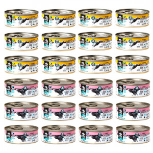 3COTY MIX 2 příchutí Struvite care – mokré krmivo pro kočky – 24x80g