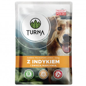 TURNA s krůtou – vlhké krmivo pro psa – 100g
