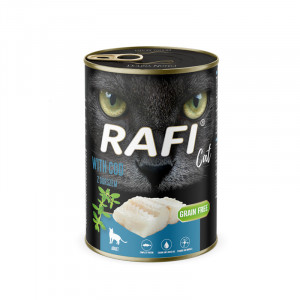 RAFI Cat Adult with cod - mokré krmivo pro kočky - 400g