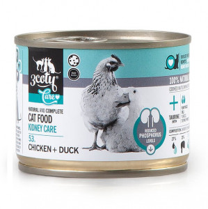 3COTY 53. Chicken + duck Kidney Care - mokré krmivo pro kočky - 180g
