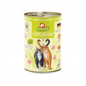 GRANATAPET DeliCATessen Pheasant and coney - mokré krmivo pro kočky - 400g