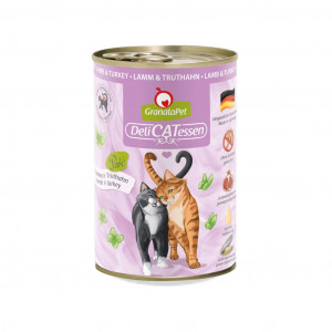 GRANATAPET DeliCATessen Lamb and turkey - mokré krmivo pro kočky - 400g