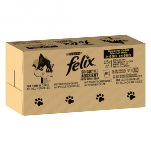 PURINA Felix Fantastic Mix in jelly - mokré krmivo pro kočky - 120x85g