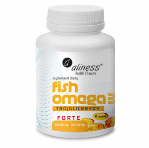 ALINESS Fish Omega 3 FORTE 500/250mg – doplněk stravy – 60 kapslí