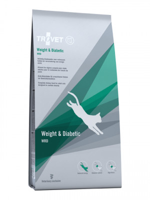 TROVET Weight & Diabetic 3 kg Dospělý jedinec Drůbež, Rýže