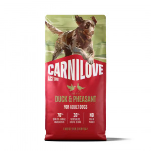 CARNILOVE Active Duck & Pheasant - suché krmivo pro psy - 12kg