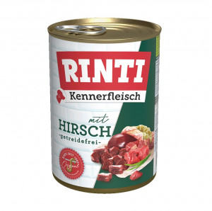 RINTI Kennerfleisch Deer - vlhké krmivo pro psy - 400g