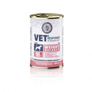 VET RESPONSE Weight balance - vlhké krmivo pro psy - 400g