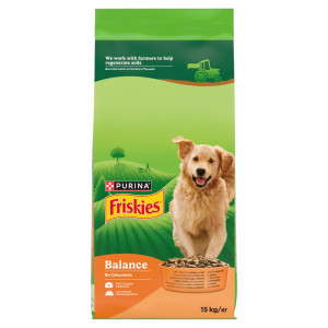 PURINA Friskies Balance Chicken with beef and vegetables - suché krmivo pro psy - 15kg