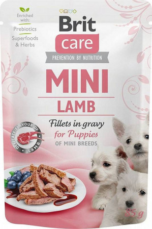 BRIT Care Mini Puppy Lamb - Mokré krmivo pro psy - 85 g