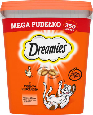 DREAMIES Mixed Flavours with Chicken and Cheese - pamlsek pro kočky - 350g