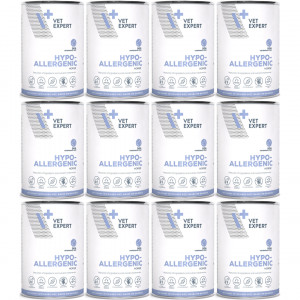 VETEXPERT Hypoallergenic Kůň Mono - vlhké krmivo pro psy - 12x400g
