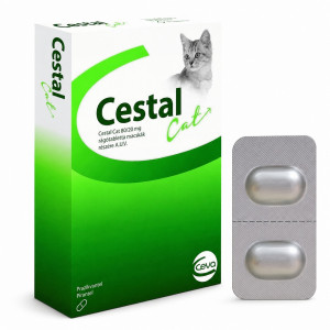 CEVA Cestal Cat - tablety na odčervení pro kočky - 2ks