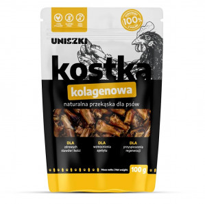 UNISZKI Kolagenová kostka - pamlsek pro psa - 100g