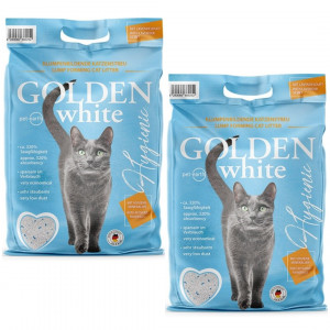 GOLDEN White Hygienic – bentonitové stelivo – 2x7kg