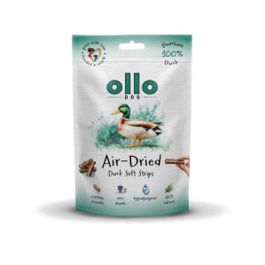 OLLO Air-Dried Duck strips - pamlsek pro psa - 80g