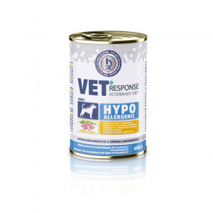 VET RESPONSE Hypoallergenic Turkey - vlhké krmivo pro psy - 400g