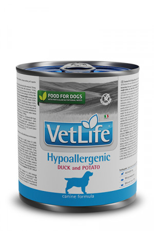 Farmina Pet Food Vet Life Hypoallergenic Kachna, Brambor Dospělý jedinec 300 g