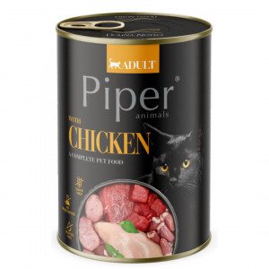 DOLINA NOTECI Piper Sterilised with chicken - mokré krmivo pro kočky - 400g
