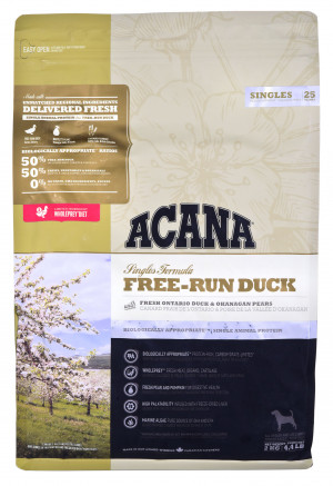 ACANA SINGLES Free-Run Duck Suché krmivo pro psy Kachna 2 kg