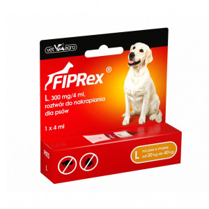 FIPREX Kapky proti parazitům pro psy L - 4 ml
