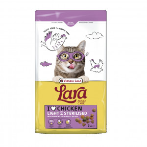 VERSELE-LAGA Lara Adult Care Light Sterilised Chicken - suché krmivo pro kočky - 7kg