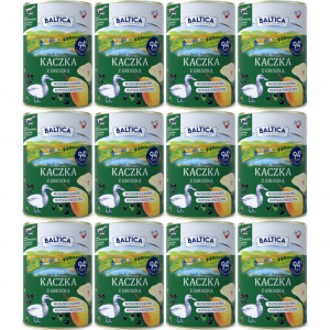 BALTICA Chutě regionů Mono Kachna s hruškou - mokré krmivo pro psy - 12x400g