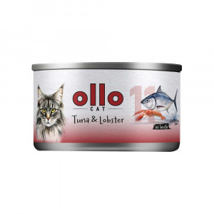 OLLO Cat nr 11 Tuna & Lobster in broth - mokré krmivo pro kočky - 70g
