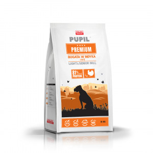 PUPIL Premium Light&Senior Medium and large breeds Rich in turkey and rice - suché krmivo pro psy - 12kg