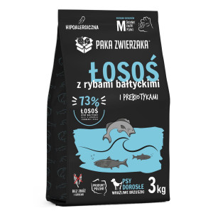 PAKA ZWIERZAKA Salmon with Baltic fish M - suché krmivo pro psy - 3kg