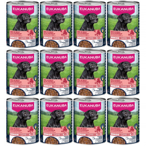 EUKANUBA Life Care Senior Bohatá na hovězí a dýni - vlhké krmivo pro psy - 12x400g