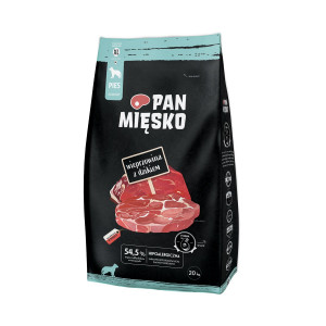 PAN MIĘSKO Pork with wild boar XL - suché krmivo pro psy - 20kg
