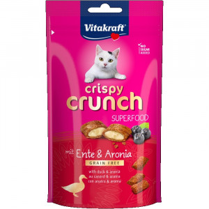 VITAKRAFT Crispy Crunch Duck with chokeberry - pamlsek pro kočky - 60g