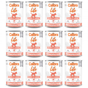 CALIBRA Dog Life Puppy&Junior Jehně & rýže - mokré krmivo pro psy - 12x400g