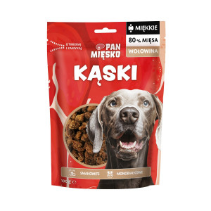 PAN MIĘSKO Beef chunks - pamlsek pro psa - 100g