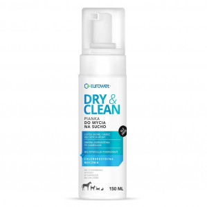 EUROWET Dry & Clean - pěna pro psy a kočky - 150 ml