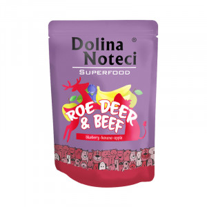 DOLINA NOTECI Superfood Roe deer and beef - vlhké krmivo pro psy - 300g