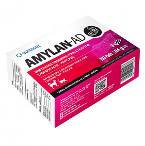 EUROWET Amylan-Ad - doplňky stravy pro psy a kočky - 30 tablet