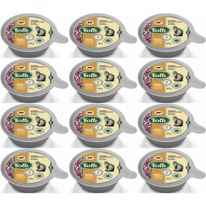 FOLK Varmijská šťavnatá hovězí – mokré krmivo pro kočky – 12x85g