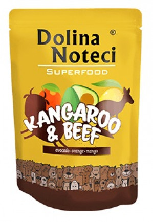 Dolina Noteci Superfood - Klokan a hovězí - vlhké krmivo pro psy - 300 g