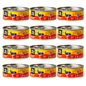 3COTY Chicken with krill For kittens - mokré krmivo pro kočky - 12x80g