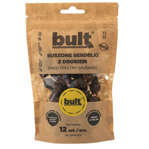 BULT Dried poultry sausages - pamlsek pro psa - 12