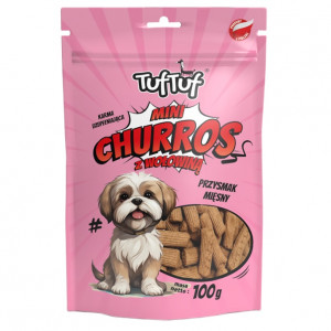 TUF TUF Mini Churros with beef - pamlsek pro psa - 100g