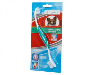 BOGAR Bogadent® Ergo dual brush Mini - oboustranný kartáček na zuby pro psy